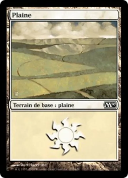 Plaine, carte Magic M10 232 — extension Magic 2010