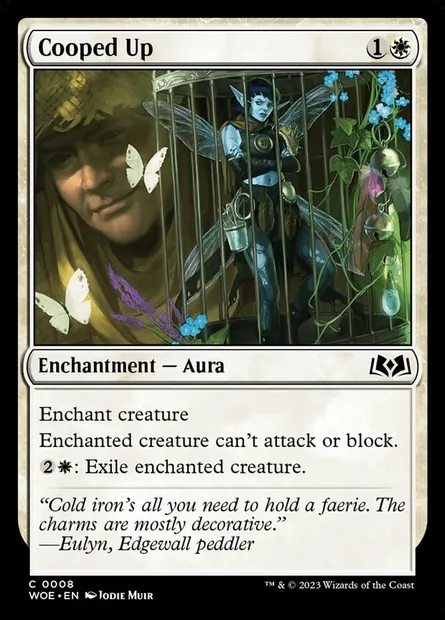 Cooped Up, Magic card WOE 8 — Wilds of Eldraine set