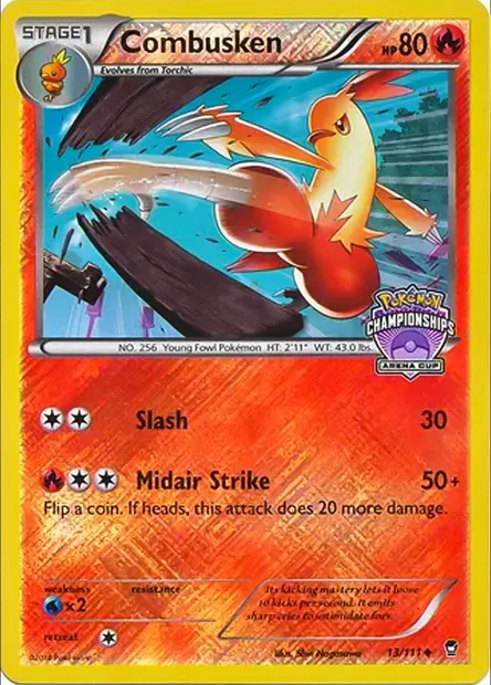 Combusken, Pokémon card LGP 013-2 — League Promos set