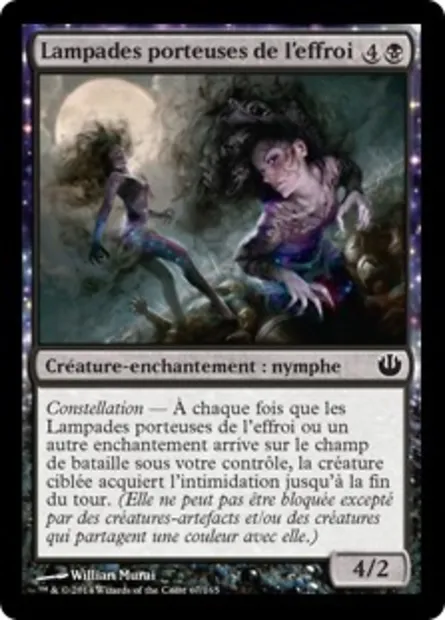 Lampades porteuses de l'effroi, carte Magic JOU 67 — extension Incursion dans Nyx