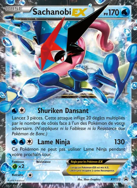 Sachanobi EX, carte Pokémon XY 133 — extension Promo XY