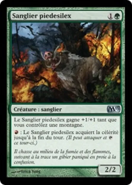 Sanglier piedesilex, carte Magic M13 171 — extension Magic 2013
