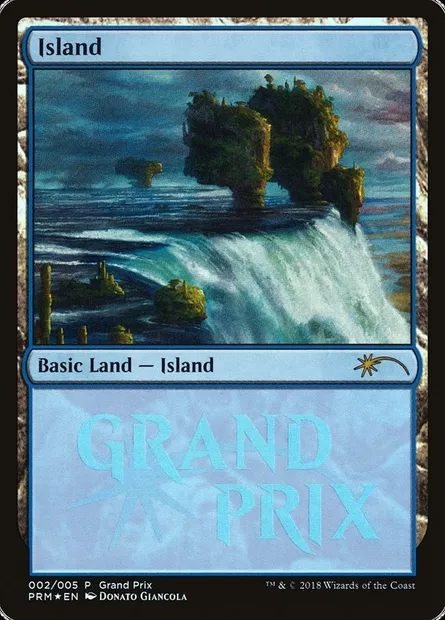Island, Magic card PGPX 2018b — Grand Prix Promos set
