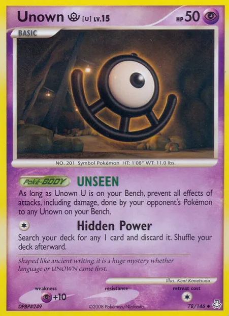 Zarbi U, carte Pokémon LA 78 — extension Éveil des Légendes