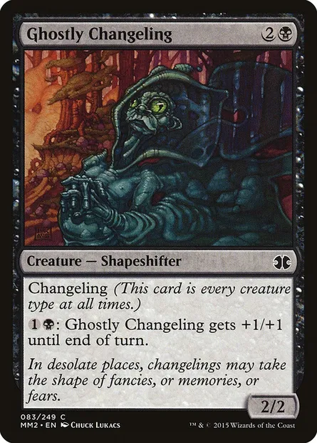 Ghostly Changeling, Magic card MM2 83 — Modern Masters 2015 set