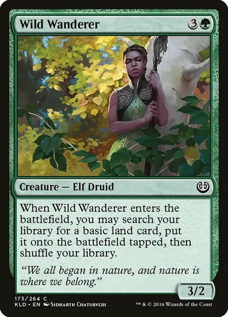 Wild Wanderer, Magic card KLD 173 — Kaladesh set