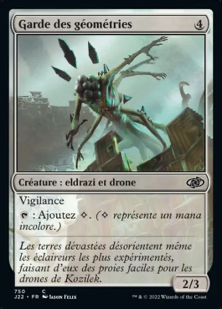 Garde des géométries, carte Magic J22 750 — extension Jumpstart 2022