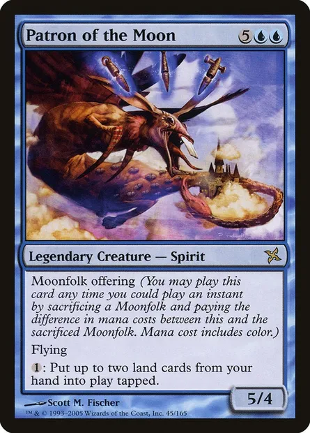 Patron of the Moon, Magic card BOK 45 — Betrayers of Kamigawa set