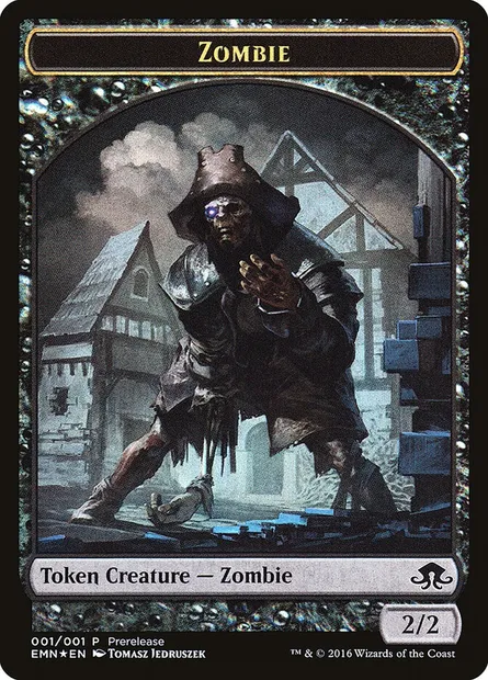 Zombie // Zombie, Magic card PEMN 1Z — Eldritch Moon Promos set