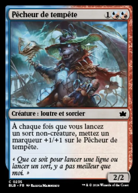 Pêcheur de tempête, carte Magic BLB 235 — extension Bloomburrow