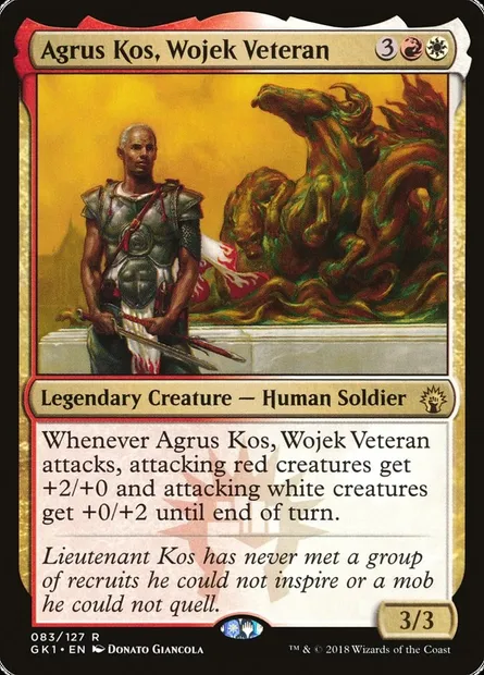 Agrus Kos, Wojek Veteran, Magic card GK1 83 — GRN Guild Kit set