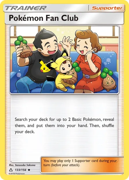 Pokémon Fan Club, Pokémon card UPR 133 — Ultra Prism set