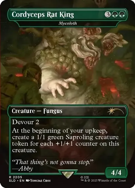 Mycoloth, Magic card SLD 2205 — Secret Lair Drop set
