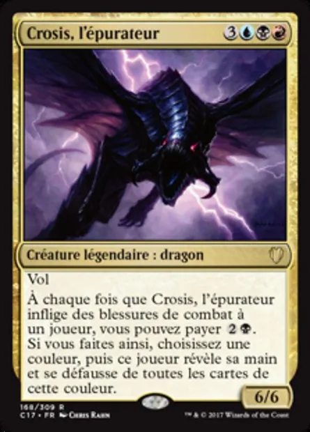 Crosis, l'épurateur, carte Magic C17 168 — extension Commander 2017