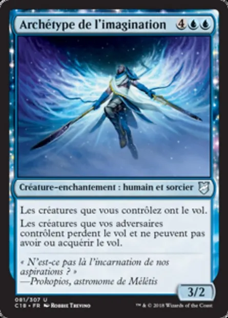 Archétype de l'imagination, carte Magic C18 81 — extension Commander 2018