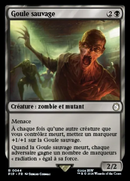 Goule sauvage, carte Magic PIP 44 — extension Fallout