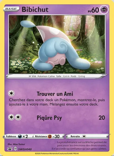 Bibichut, carte Pokémon SWSH 040 — extension Promo SWSH