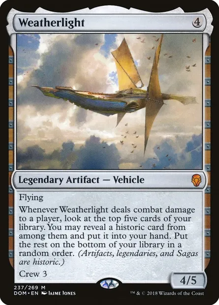 Weatherlight, Magic card DOM 237 — Dominaria set