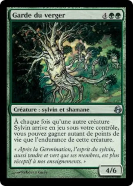 Garde du verger, carte Magic MOR 131 — extension Leveciel