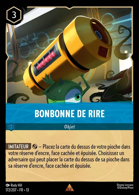 Bonbonne de rire, carte Disney Lorcana CH13-172 — extension Invasion Epineuse!