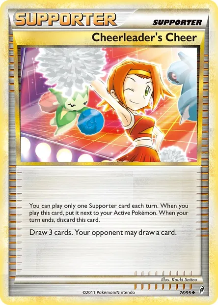 Cheerleader's Cheer, Pokémon card CL 76 — Call of Legends set
