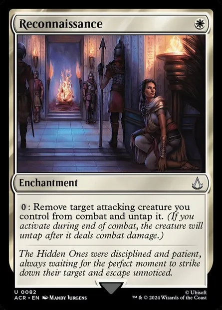 Reconnaissance, Magic card ACR 82 — Assassin's Creed set