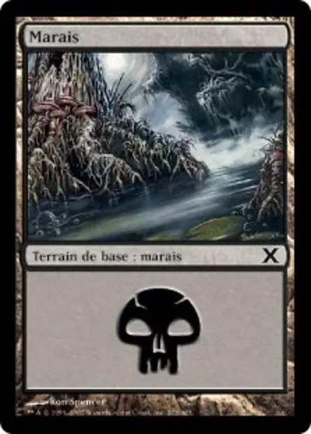 Marais, carte Magic 10E 373 — extension Dixième édition
