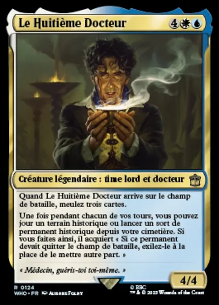 Le Huitième Docteur, carte Magic WHO 124 — extension Doctor Who