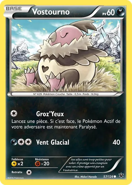 Vostourno, carte Pokémon FCO 57 — extension Impact des Destins