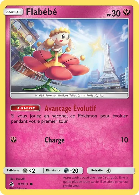 Flabébé, carte Pokémon FLI 83 — extension Lumière Interdite