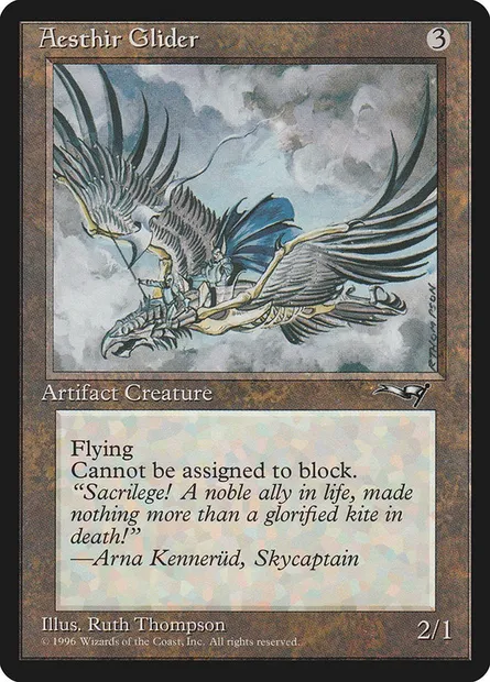 Aesthir Glider, Magic card ALL 116a — Alliances set