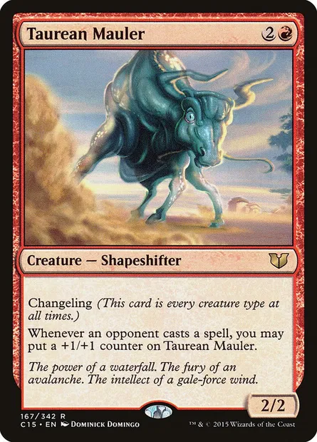 Taurean Mauler, Magic card C15 167 — Commander 2015 set