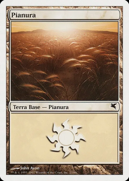 Plains, Magic card PSAL L23 — Salvat 2005 set