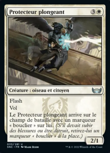 Protecteur plongeant, carte Magic SNC 33 — extension Les rues de la Nouvelle-Capenna
