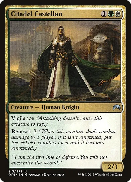 Citadel Castellan, Magic card ORI 213 — Magic Origins set