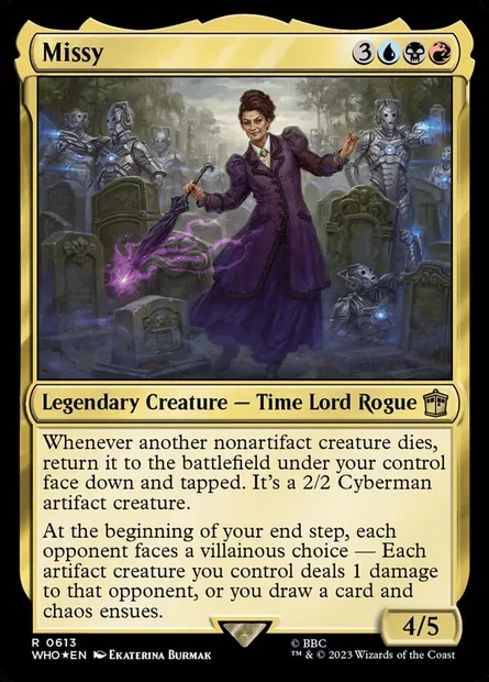 Missy, Magic card WHO 613 — Doctor Who set