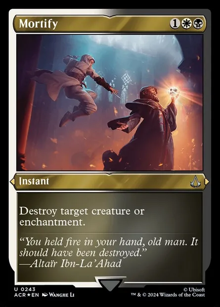 Mortify, Magic card ACR 243 — Assassin's Creed set