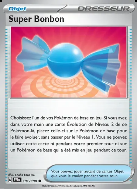 Super Bonbon, carte Pokémon SVI 191 — extension Écarlate et Violet