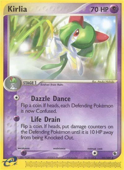 Kirlia, Pokémon card RS 35 — Ruby & Sapphire set
