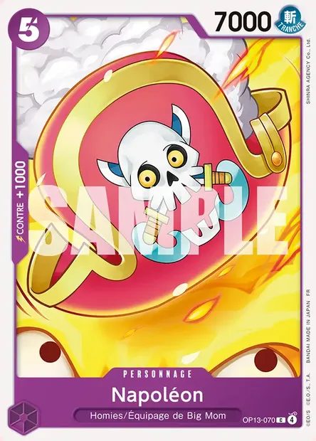Napoléon, carte One Piece OP13-070 — extension SUCCESSEURS