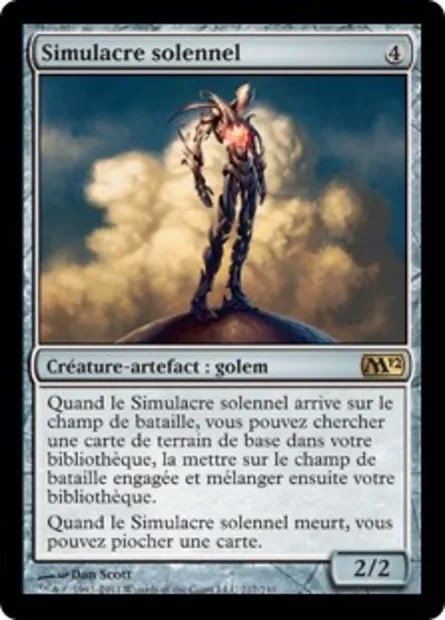 Simulacre solennel, carte Magic M12 217 — extension Magic 2012