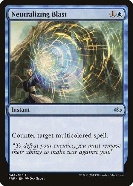 Neutralizing Blast, Magic card FRF 44 — Fate Reforged set