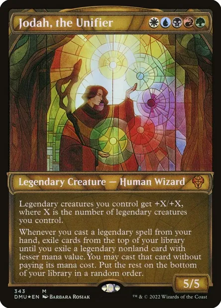 Jodah, the Unifier, Magic card DMU 343 — Dominaria United set