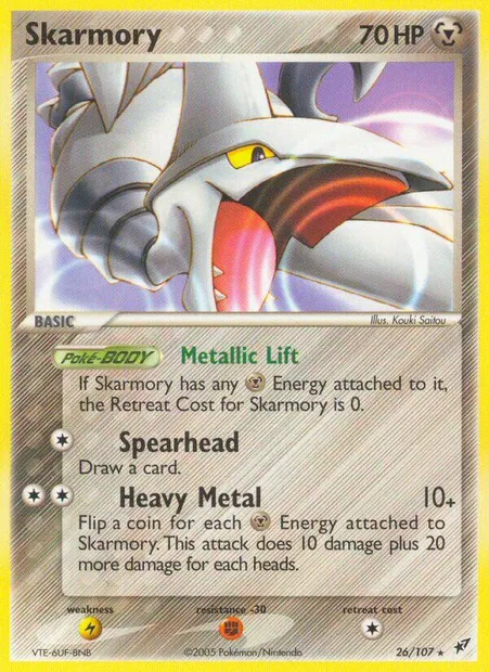 Skarmory, Pokémon card DX 26 — Deoxys set