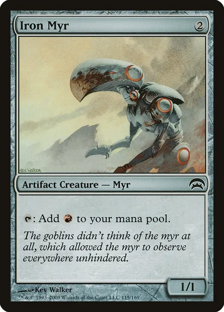 Iron Myr, Magic card HOP 115 — Planechase set