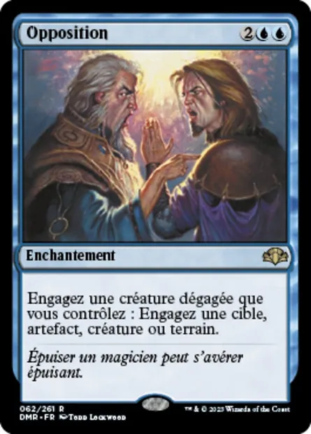 Opposition, carte Magic DMR 62 — extension Dominaria Remastered