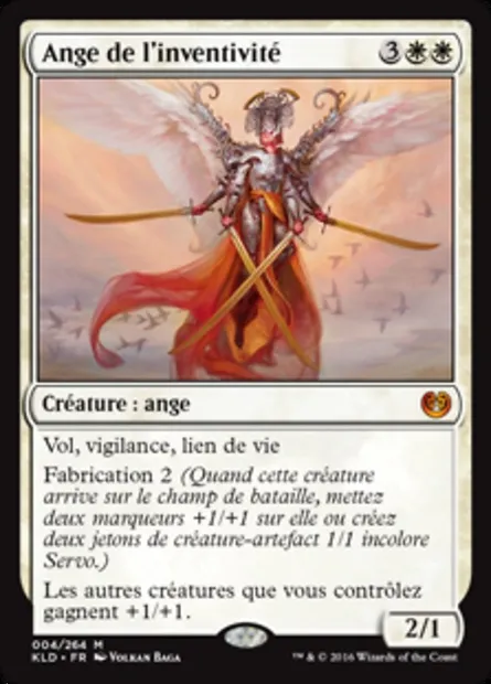 Ange de l'inventivité, carte Magic KLD 4 — extension Kaladesh