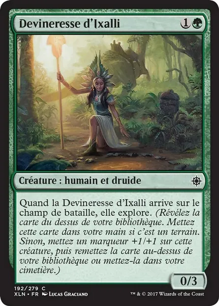 Devineresse d'Ixalli, carte Magic XLN 192 — extension Ixalan