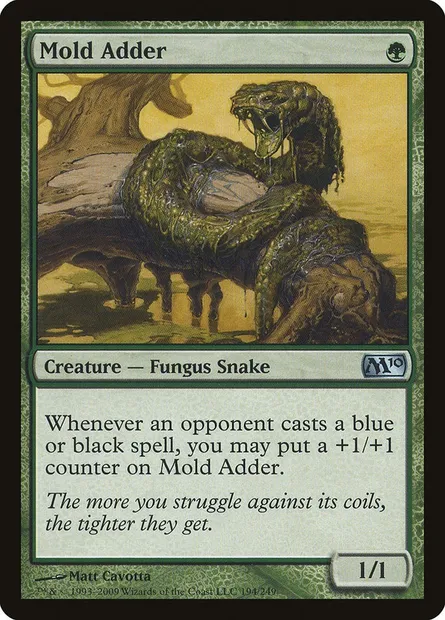 Mold Adder, Magic card M10 194 — Magic 2010 set