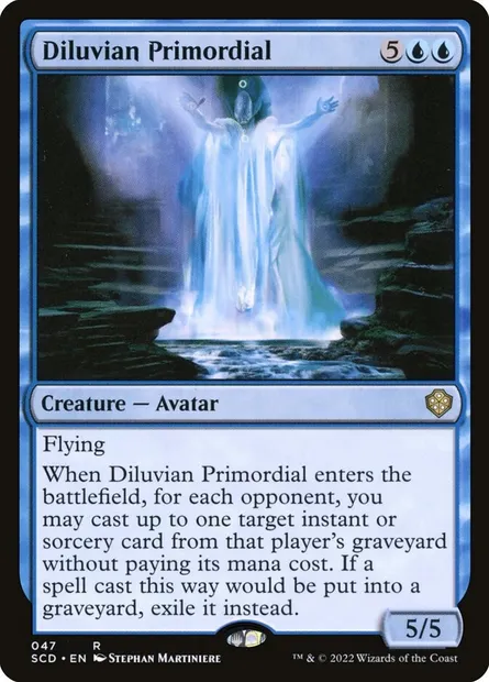 Diluvian Primordial, Magic card SCD 47 — Starter Commander Decks set